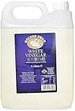 Golden Swan White Vinegar for Cleaning, Pickling, Marinating & Cooking - Distilled White Vinegar- 5 Litre Bottle - Produced in The UK (1 Pack)