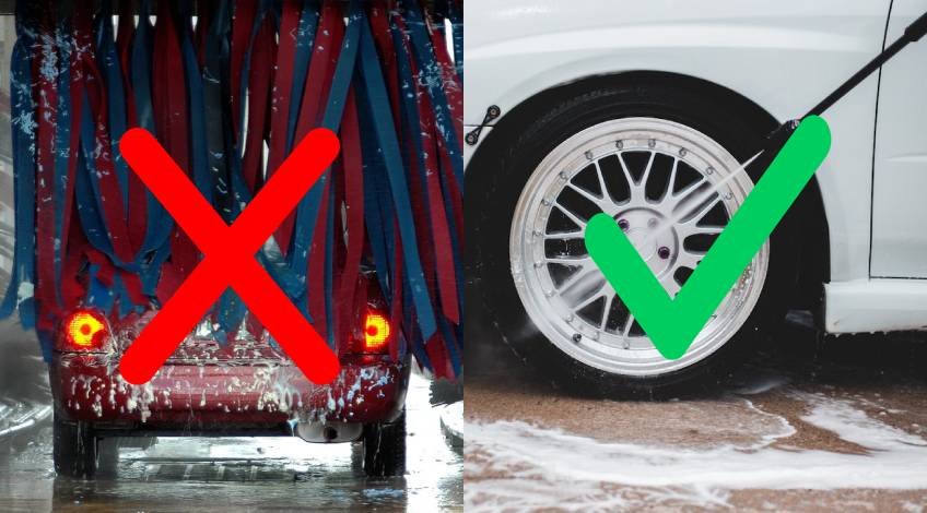 Don't Use An Automatic Car Wash Pressure Wash Instead