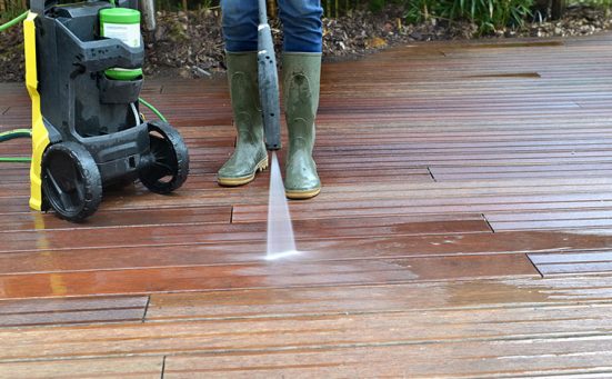 How To Pressure Wash A Wood Deck