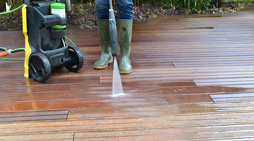 How To Pressure Wash A Wood Deck