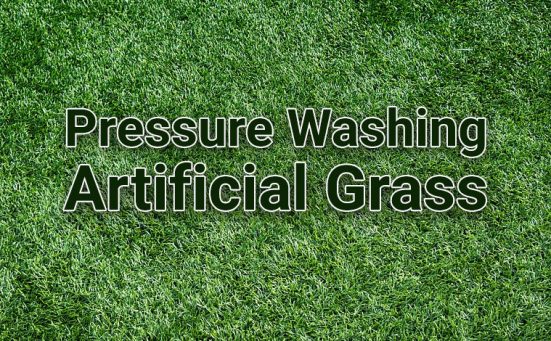 Pressure Washing Artificial Grass? Read this first…