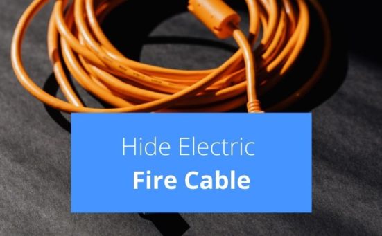 How To Hide Electric Fire Cable