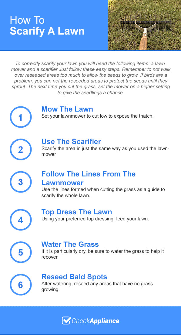 How To Use A Lawn Scarifier Check Appliance