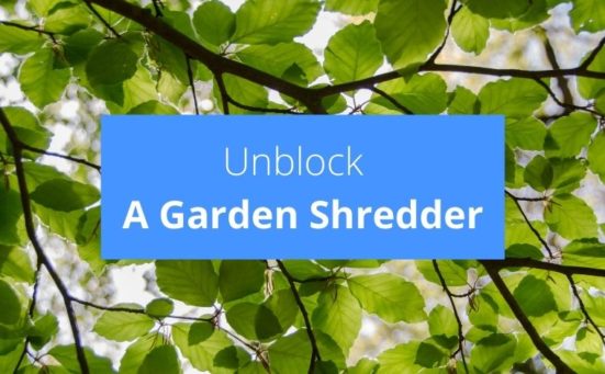How To Unblock A Garden Shredder