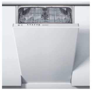 Indesit DSIE2B10UKN Fully Integrated Slimline Dishwasher