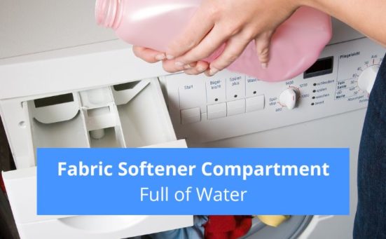 Fabric Softener Compartment Full of Water? (try this)