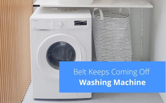 Belt Keeps Coming Off Washing Machine? (here’s why & what to do)