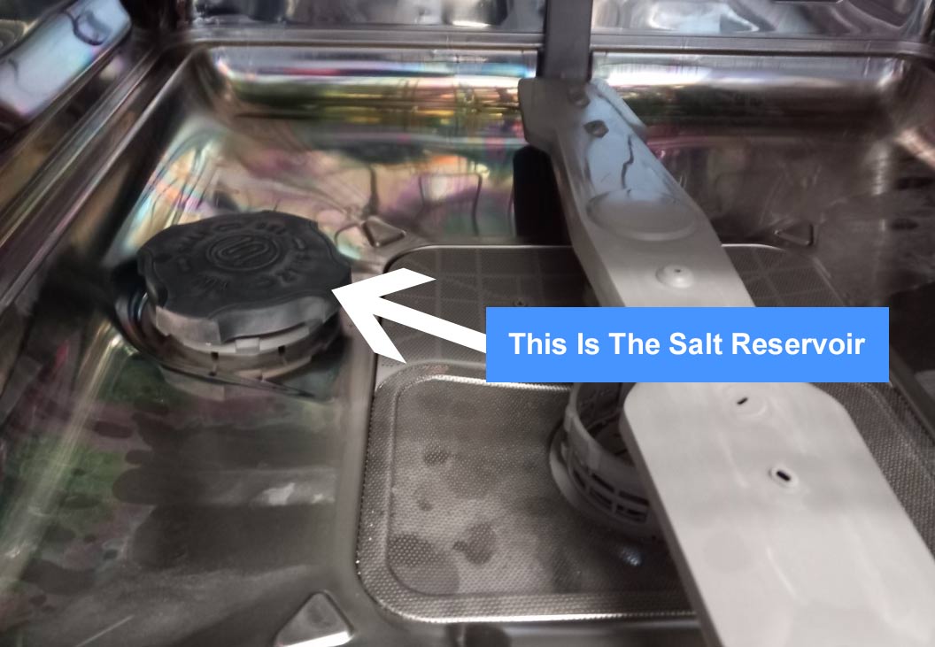 Salt Reservoir On Dishwasher
