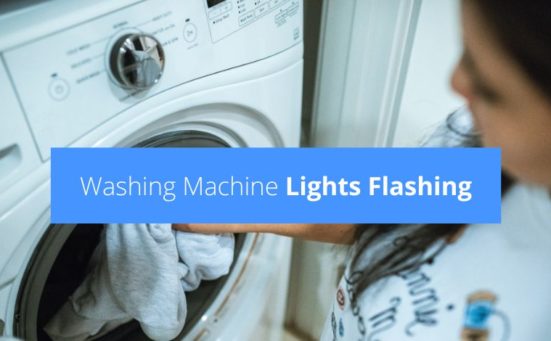 Washing Machine Lights Flashing? (here’s why)