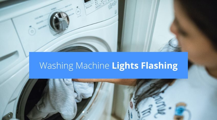 Washing Machine Lights Flashing (here's why)