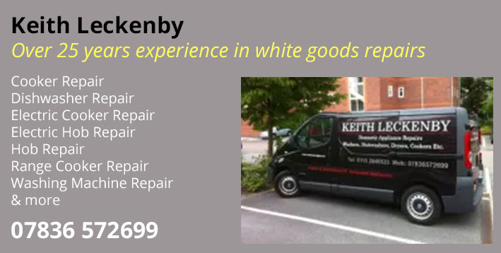Keith Leckenby - Appliance Repairs Company Based in Leeds