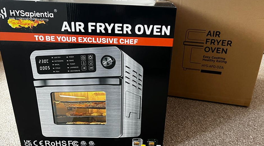 Unboxing the HYSapientia 15L Air Fryer Oven
