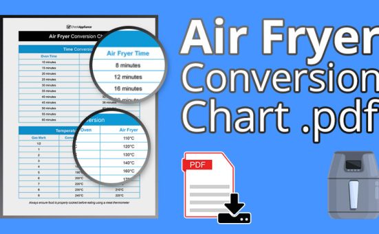 Air Fryer Conversion Chart (printable pdf download)