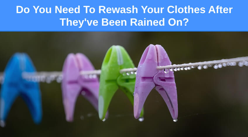 Do you need to rewash your laundry if it rains while it's drying