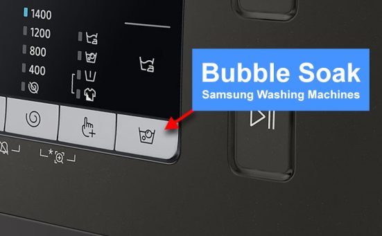 What Is Bubble Soak On Samsung Washing Machines?