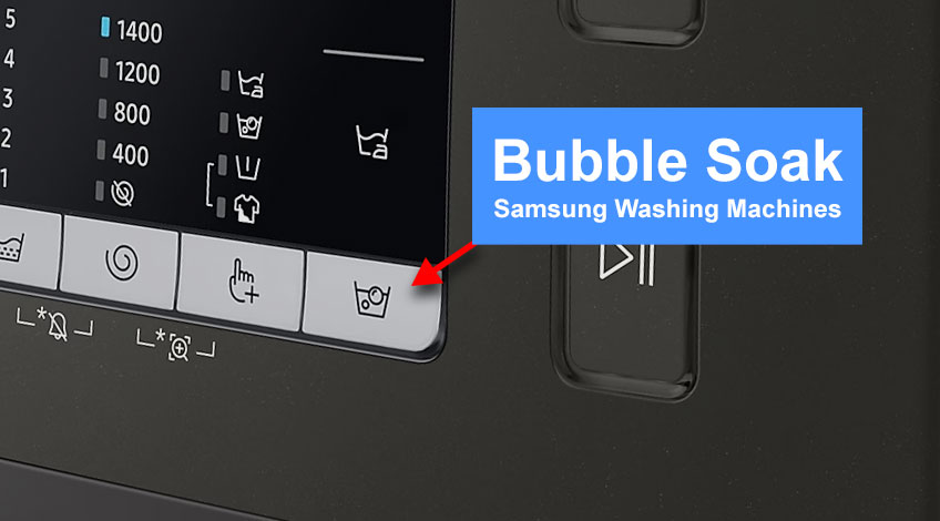 Bubble Soak Samsung Washing Machines