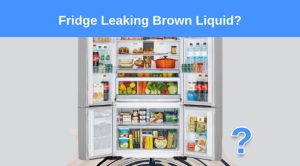 Fridge Leaking Brown Liquid? (here's why & what to do) - Check Appliance