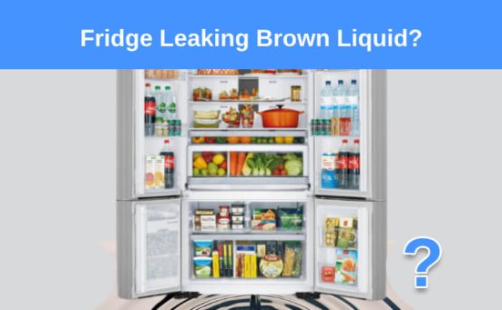 Fridge Leaking Brown Liquid