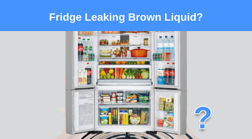 Fridge Leaking Brown Liquid