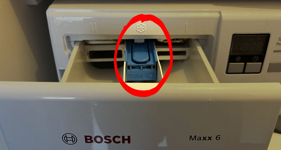 Washing Machine Fabric Softener Compartment
