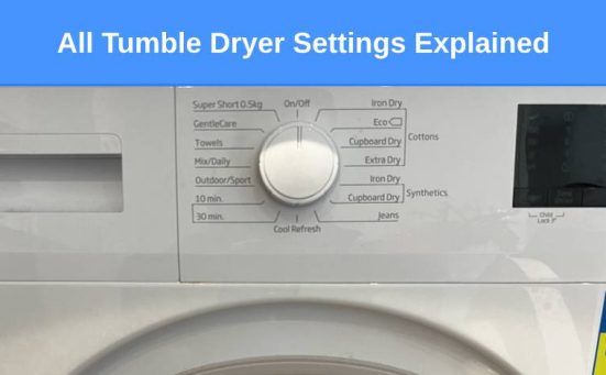 All Tumble Dryer Settings Explained