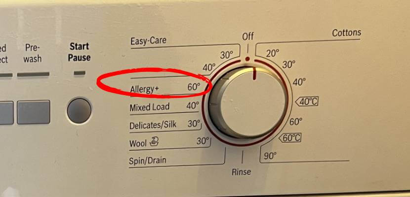 Allergy Wash Cycle