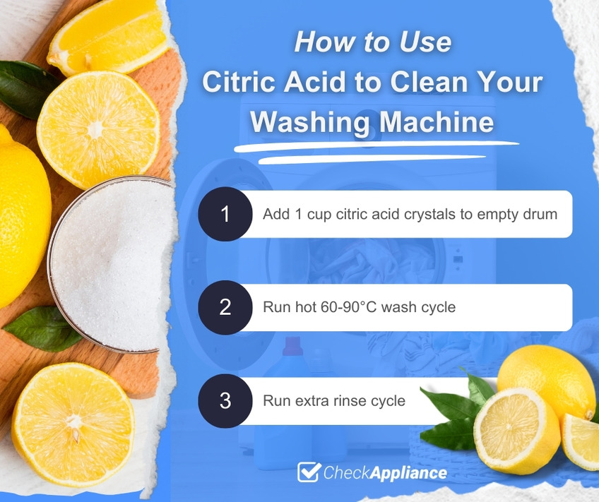 How to Use Citric Acid to Clean Your Washing Machine