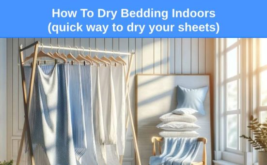 How To Dry Bedding Indoors (quick way to dry your sheets)