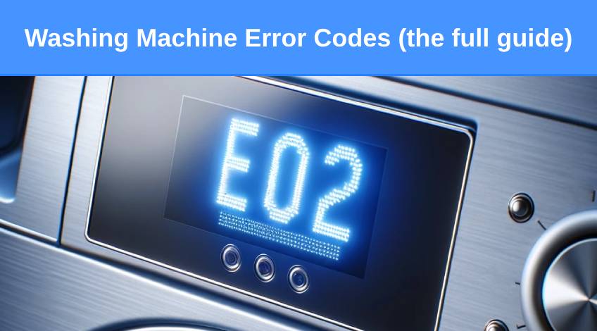 Washing Machine Error Codes (the full guide)
