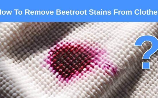 How To Remove Beetroot Stains From Clothes