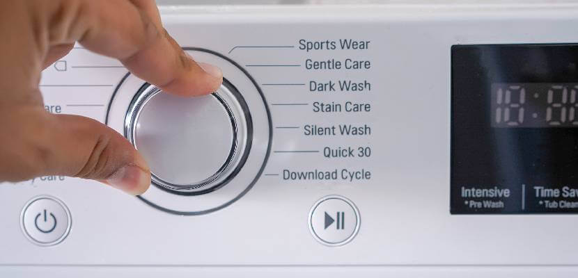 washing machine control panel