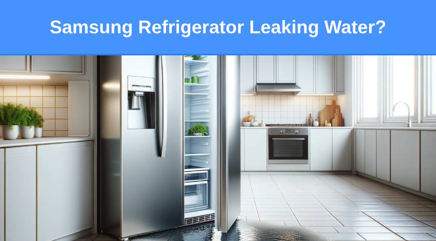 Samsung Refrigerator Leaking Water (here’s how to fix)