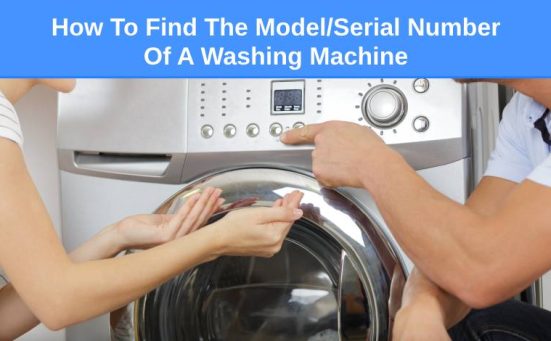How To Find The Model/Serial Number Of A Washing Machine