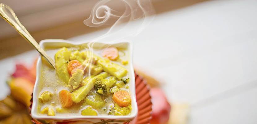 hot chicken soup