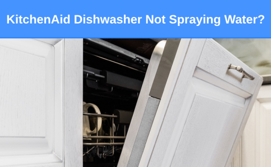 KitchenAid Dishwasher Not Spraying Water (here’s why & what to do)
