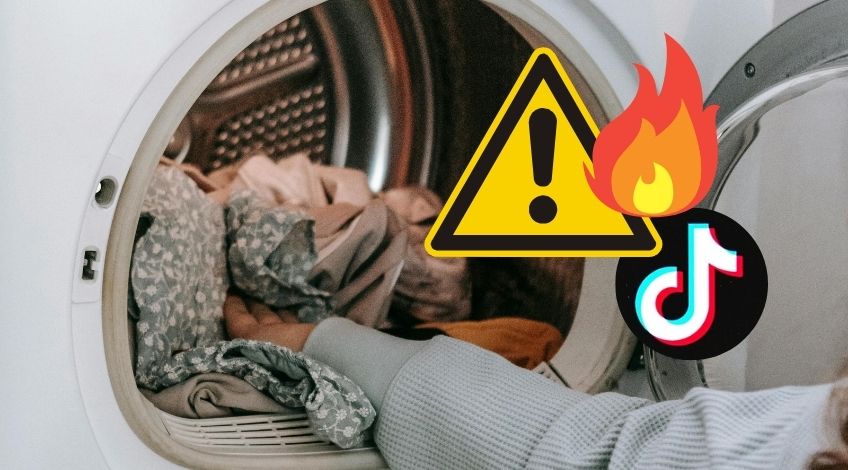 WARNING: This TikTok Laundry Hack Could Cause a Fire in Your Dryer