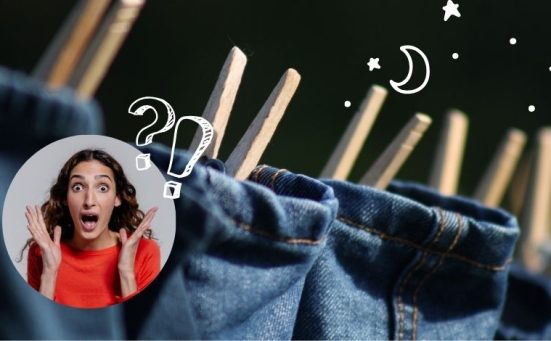 If you hang clothes at night, you could be shocked in the morning