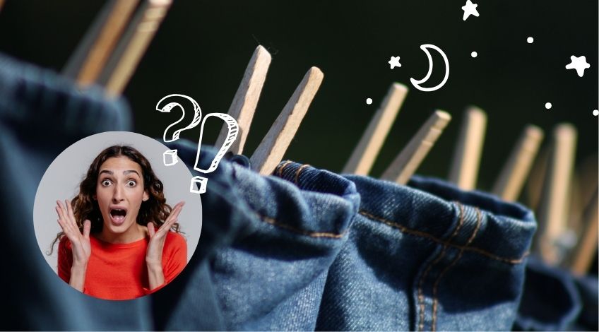If you hang clothes at night, you could be shocked in the morning