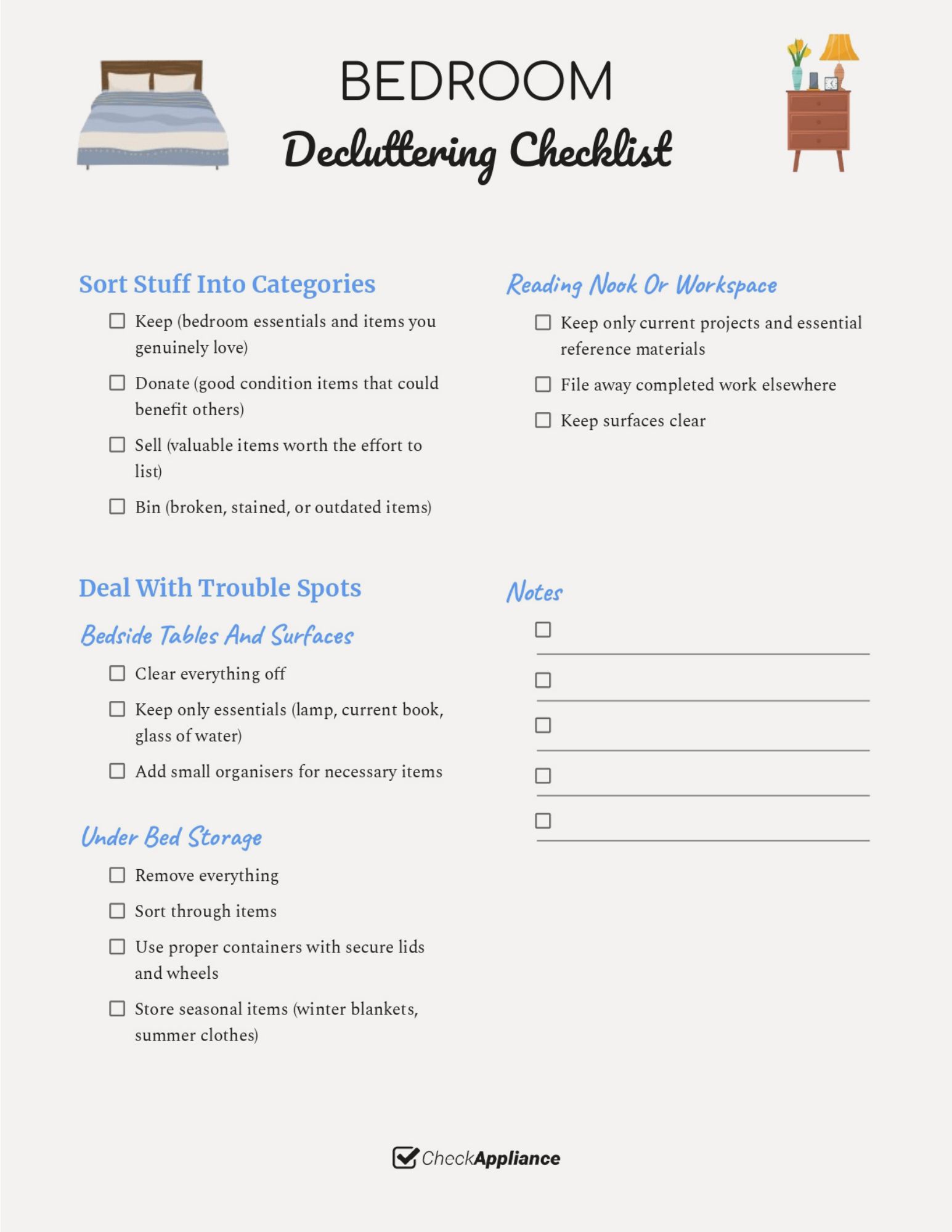 Declutter Your Bedroom For Better Sleep: The Ultimate Guide - Check ...