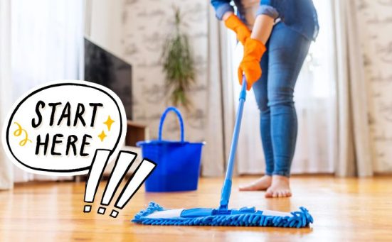 How to Start Cleaning a FILTHY, DISGUSTING House (Do THIS First!)