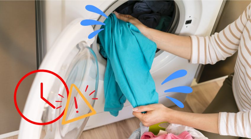 Left wet clothes in your washer for more than 12 hours You MUST do this next…