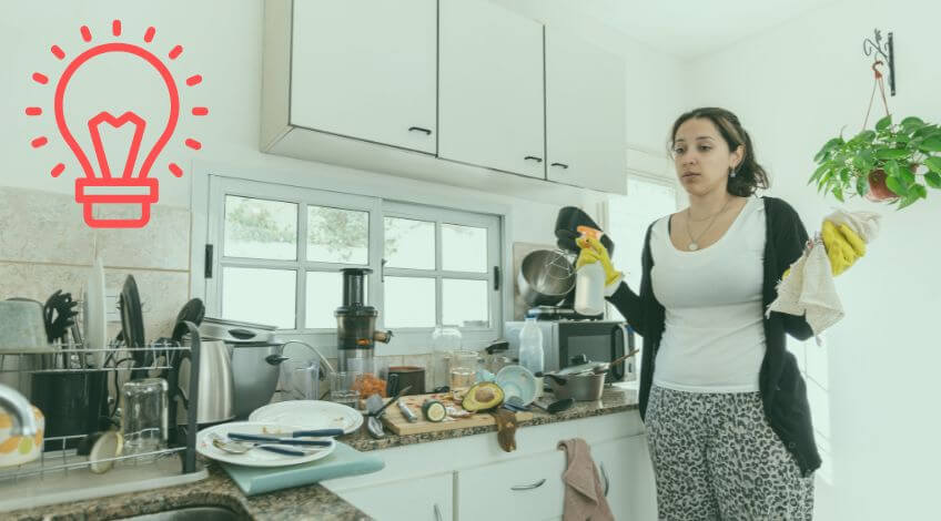 Living With a Messy Person? 13 Tips to Keep Your Home Tidy Anyway!
