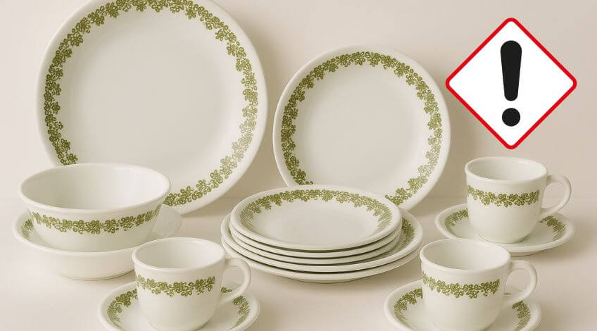 If You Own Vintage Corelle Dinnerware, Read This Before Your Next Meal!