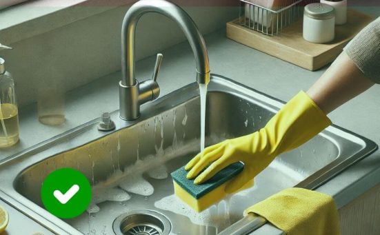 This Is the Right Way to Clean a Stainless Steel Sink