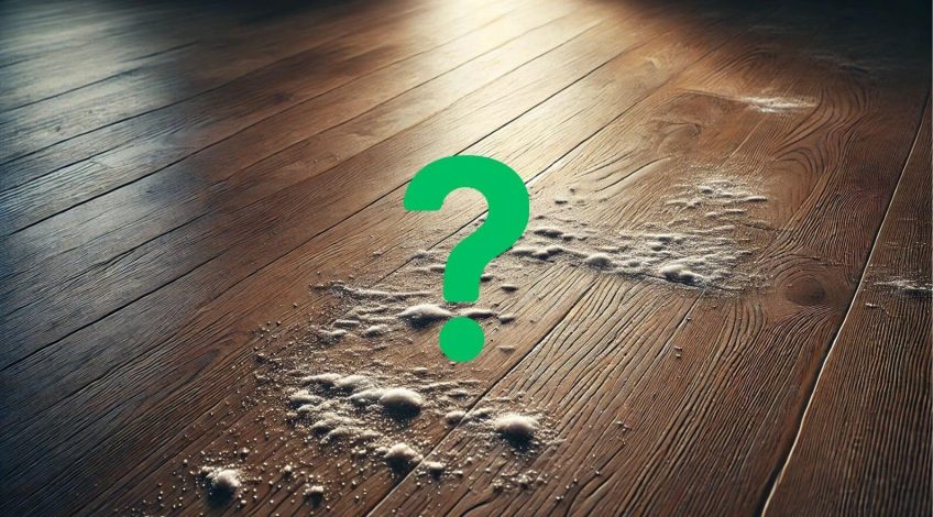 Wood Floors Covered In Salt Marks This Quick Fix Actually Works