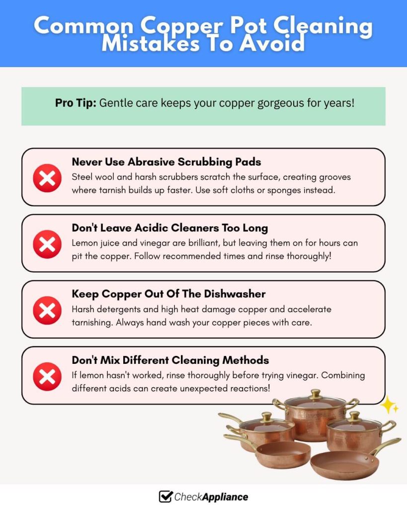 Common Copper Pot Cleaning Mistakes To Avoid
