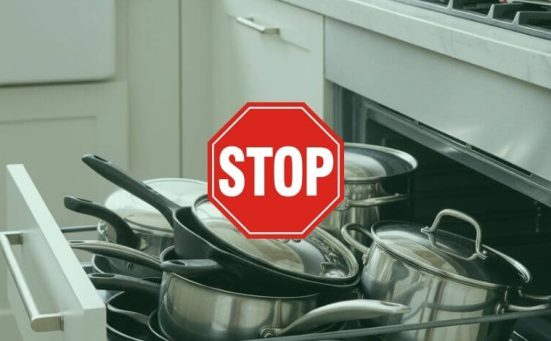 Stop Storing Pans In Your Oven Drawer! Here’s Why It’s A Bad Habit