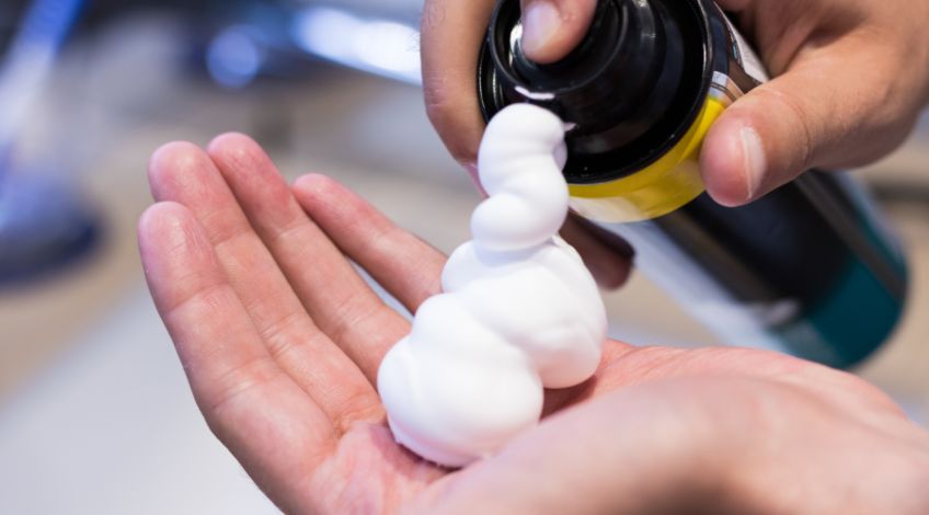 shaving foam