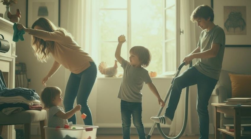 Family-Friendly Thanksgiving Clean-Up Games (Get Kids Helping Without the Fuss)