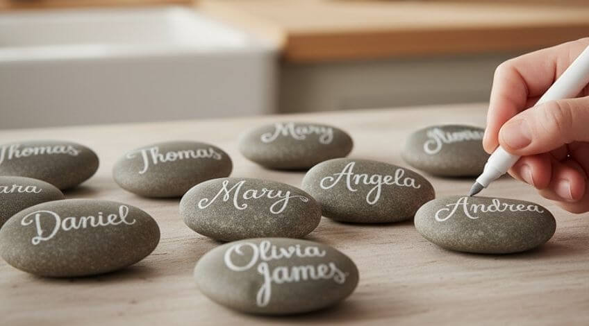 names on stones